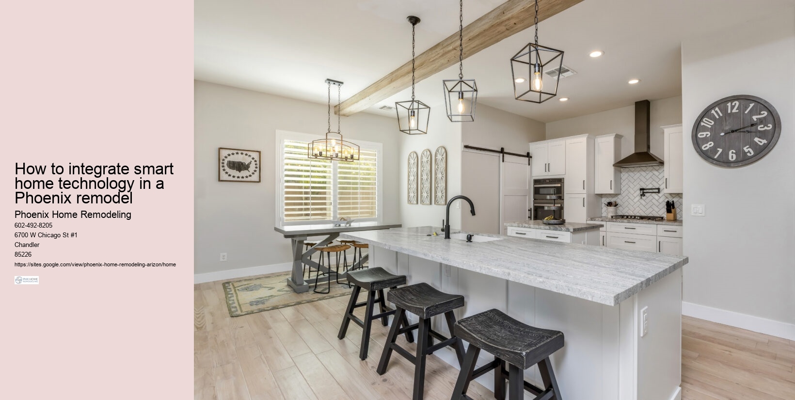 How to integrate smart home technology in a Phoenix remodel