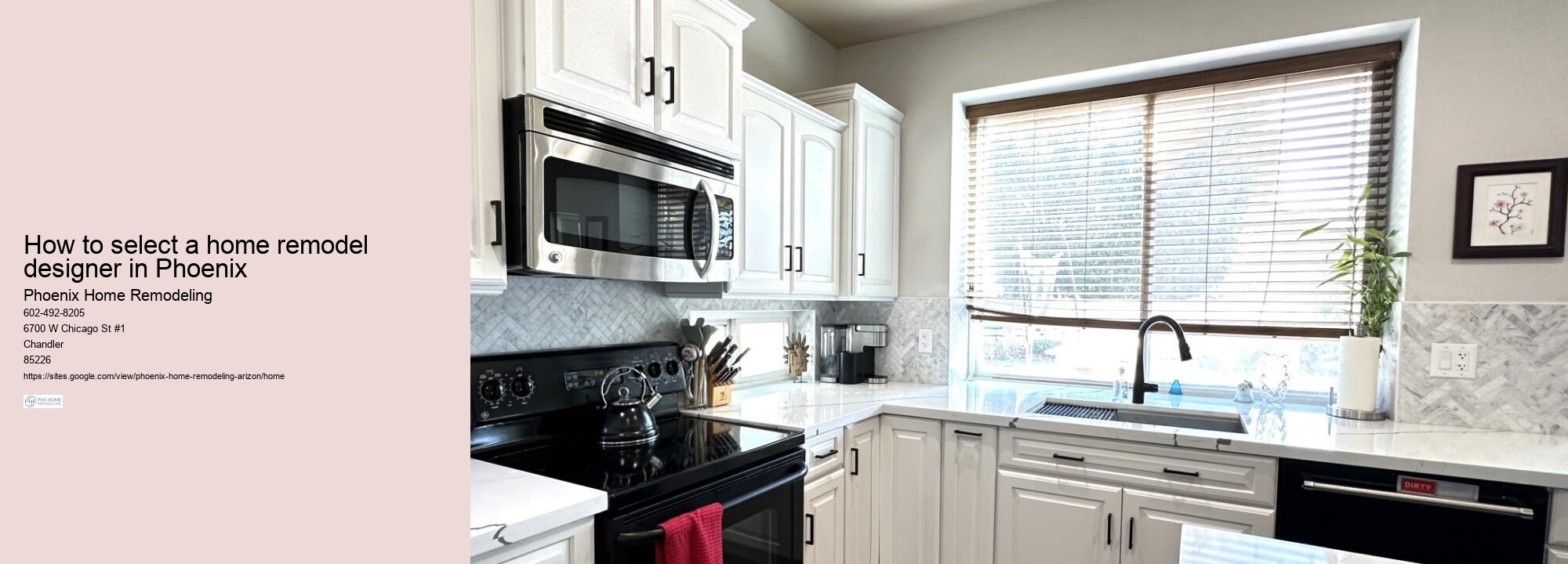 How to select a home remodel designer in Phoenix